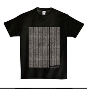 LIQUIDROOM × 砂原良徳 × AOKI takamasa Covid-19 Complete Genome T-shirts 黒 XLサイズ　LRロゴ缶バッチ付き　新品未開封