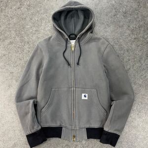 Carhartt ADAM KIMMEL カーハート アダムキメル コラボ 別注 パーカー フーディー ジップアップ ジャケット グレー 灰 メンズ 100215 027