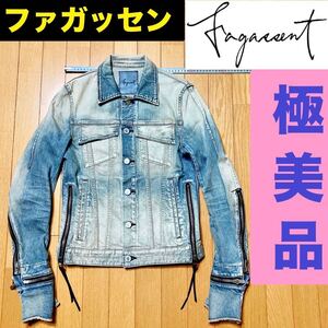 極美品 FAGASSENT アームカバー デニムジャケット 1 ファガッセン denim jacket エクセラジップ Excella ヴィンテージ ビンテージ Y2K 00s