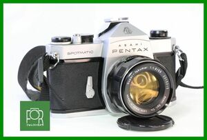 【同梱歓迎】【動作保証・点検済】良品■ペンタックス PENTAX SP+Super-Takumar 55mm F1.8 M42■■シャッター全速・露出計完動■AK803