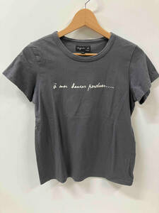 Agnes b アニエス・ベー 2653SM78 半袖プリントTシャツ 半袖Tシャツ・カットソー サイズ2 日本製