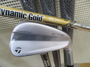 ★■新品■未使用品■テーラーメイド■P790■FORGED■2023■5本(6～9.P)■純正 Dynamic Gold EX TOUR ISSUE■S200■日本正規品■