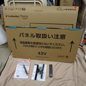 札幌★②展示品◆FUNAI◆Fire TV搭載 43V型 4K液晶テレビ/Alexa対応◆FL-43UF370◆2024年6月発売モデル