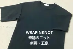 【美品】WRAPINKNOT　奇跡のニット　新潟　ウメダニット　サマーニット