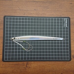 メジャークラフト ジグパラ バーチカル ロング 120g 21 プレーンシルバー 793121 未使用 タックルボックス保管品