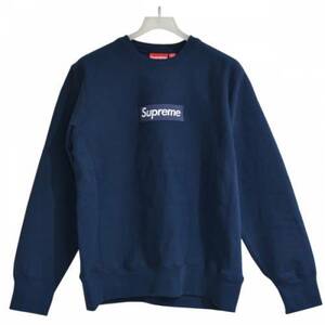 SUPREME シュプリーム 18FW Box Logo Crewneck BOXロゴ スウェット トップス ネイビー M R2A-245411