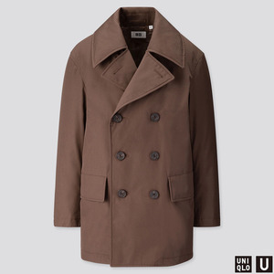 UNIQLO U（ユニクロ　ルメール　コラボ） ウォームパデットピーコート BROWN L 新品タグ付き レア