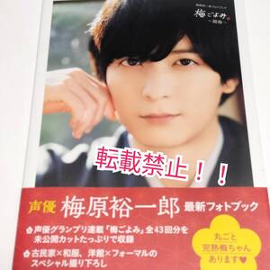 梅原裕一郎 梅ごよみ 観梅☆フォトブック 写真集★帯付★初版 第1刷★声優グランプリ連載★