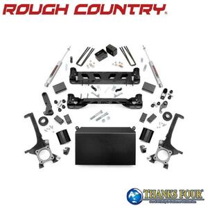 [ROUGH COUNTRY ラフカントリー]6インチ リフトアップキット/サスキット ストラットスペーサー・N3ショック付き USトヨタ タンドラ/75430