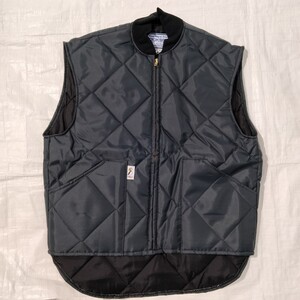 DICKSON　ディクソン キルティング　化繊　中綿　ダウン　ベストQuilted Insulated vest　薄中綿　薄ネイビー　NAVY　s usa製 ワークベスト