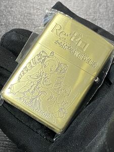 zippo Re：ゼロから始める異世界生活 ゴールド リゼロ 両面刻印 希少モデル 2021年製 ☆ レム ラム エミリア ペトラ フレデリカ