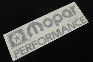 MOPAR PERFORMANCE デカール ラベル クライスラー純正 ブラック 132×410mm 当時品 P4530455 絶版品