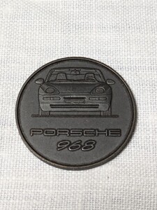 ★1992年 ポルシェ純正カレンダー付属コイン (ポルシェ968) 1992 Porsche Vision