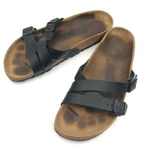 □BIRKENSTOCK YAO サンダル 40/26.0cm 黒 ビルケンシュトック ヤオ メンズ 複数落札同梱OK B240621-2