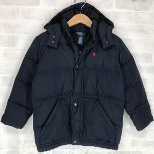 80s 90s RALPH LAUREN ラルフローレン 三角タグ キッズ ダウンジャケット SIZE: 7 (130) ネイビーヴィンテージ KU632024112913