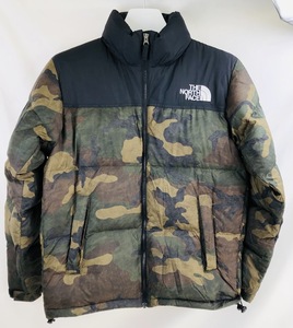 F0963 THE NORTH FACE ノースフェイス ノベルティーヌプシ ジャケット ダウンジャケット ブルゾン アウター 迷彩 防寒 防風 Lサイズ