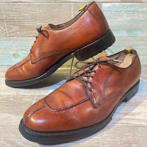 【ビッグサイズ:30.0cm程 米国製 グッドイヤー製法】Allen Edmonds アレンエドモンズ Dellwood Uチップ US12E NST エプロンフロント