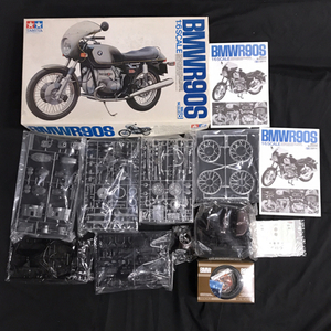 タミヤ 1/6スケール ITEM 16008 B.M.W.R90S オートバイ プラモデル 未組立 ホビー 保存箱付き TAMIYA QR121-124