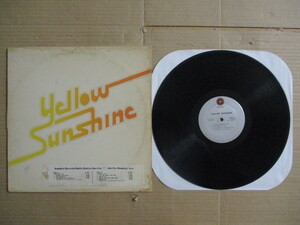 LP Yellow Sunshine 「(S.T.)」輸入盤 KZ32405 プロモ盤 盤両面にかすり傷 ジャケットに微かな汚れと天地背に擦れと背割 フィリー・ソウル