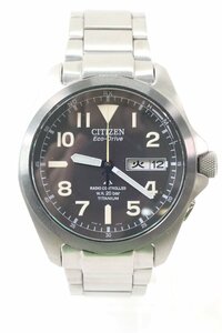 CITIZEN シチズン プロマスター エコドライブ H100-S074304 ソーラー デイデイト メンズ 腕時計 7425-HA