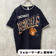 古着 used　NFL　90s　シンシナティベンガルズ　1990　アメフト　半袖プリントTシャツ　スポーツ　黒　ブラック