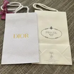 dior PRADA ショッパー　紙袋