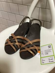 クロックス☆サンダル☆シューズ☆W8☆タグ記載品名:huarache mini wedge women☆正規品