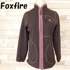 【人気】Foxfire/フォックスファイヤー ワンポイント刺繍ロゴ スウェットジャケット ダークグレー サイズS レディース/9435