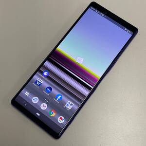 docomo ソニー・エリクソン Xperia 1 SO-03L パープル SIMロック解除済