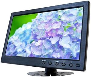 オンダッシュモニター 10インチ IPS液晶 HDMI VGA 液晶モニター 12V 24V薄型 軽量スピーカー スマホ対応 12