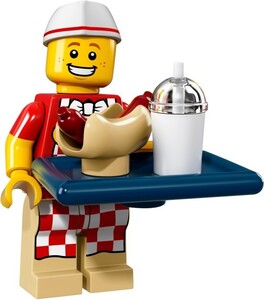 ★LEGO★ミニフィグ【シリーズ17】Hot Dog Man(7101806)