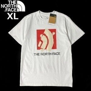 1円～!売切!【正規新品】THE NORTH FACE SHORT SLEEVE LOGO PLAY TEE 半袖 Tシャツ US限定 上質 男女兼用 アウトドア(XL)白 180902-15