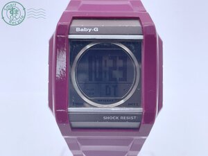 AL0607685　△CASIO カシオ BG-810 G-SHOCK Baby-G クォーツ 腕時計 デジタル パープル系 ラバーベルト スポーティー 現状品