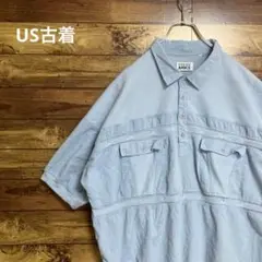 US古着　半袖コットンシャツ TREND BASICS