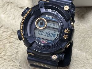 お宝放出 ゴールドチタン フロッグマン 黒金蛙 DW-8200B-9A オリジナルベルト ベゼル FROGMAN G-SHOCK