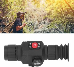 赤外線単眼、25mm レンズ 6 パレットモード 自動追跡 マニュアルフォーカス バッテリー内蔵 バードウォッチング用単筒望遠鏡 HT-C8