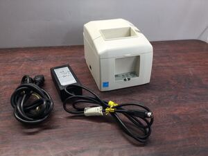 ◆04120) 【中古】サーマルレシートプリンタ TSP650 II Ethernet接続 ホワイト(丁2)