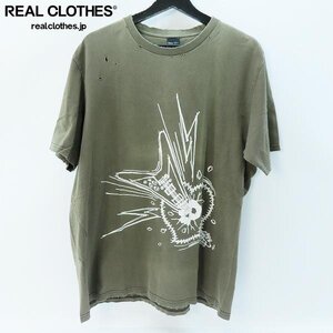 ☆NUMBER(N)INE/ナンバーナイン 04SS ドリーム期 ギター ダメージ加工 プリント 半袖Tシャツ 5 /UPK