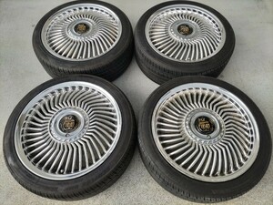  超希少 CARVING MAW head40 17インチ 7J+25 マルチ 4穴5穴PCD100 4本SET ヘッド40 195/45R17 カービング ローライダー 北米 ムーンアイズ 