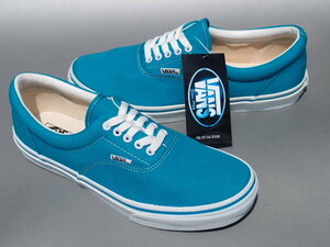 デッド！未使用 2010年 初期 27.5cm VANS ERA 水色 キャンバス素材 白ロゴのヒールパッチ