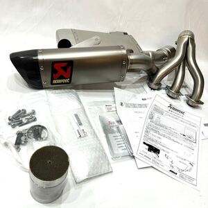 新品未使用　MT-09/SP 21-23 (型式:8BL-RN69J)アクラポビッチ レーシングライン/フルエキ　JMCA/AKRAPOVIC/チタン触媒付き/付属品完備