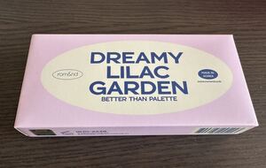 新品★ロムアンド　rom&nd ベターザンパレットBetter Than Palette (09 DREAMY LILAC GARDEN) メイク イエベ ブルベ アイシャドウ コスメ