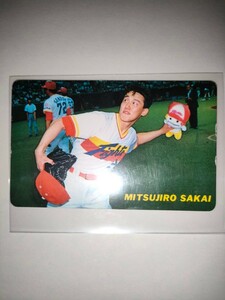 酒井光次郎　91 カルビープロ野球チップス No.165　日本ハムファイターズ