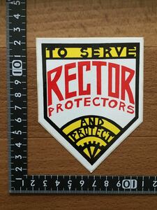 激レア！80s RECTOR レクター ビンテージ スケートボード ステッカー vintage skateboard 新品未使用品 デッドストック オールド