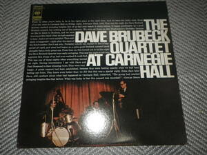 DAVE　BRUBECK”AT CARNEGIE HALL"