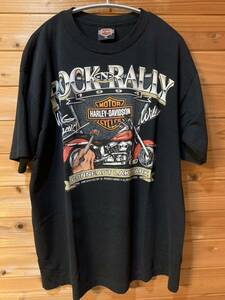 HARLEY DAVIDSON ハーレーダビッドソン ヴィンテージTシャツ 90s XL 袖裾シングルステッチ