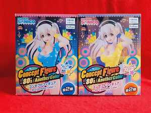 すーぱーそに子 SUPER SONICO 80’s Another Color レオタード ブルー　コンセプトフィギュア 　そに子　ソニ子　全２種セット