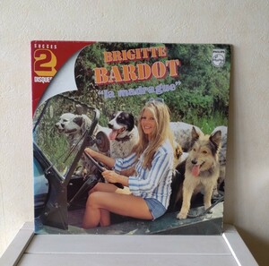 BRIGITTE BARDOT / LA MADRAGUE LPレコード 2枚組 見開きジャケット ブリジット・バルドー