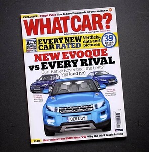 雑誌：WHATCAR ? 2011年10月号　レンジローバーイボーグ　ＶＷup シトロエンＤＳ５　アウディＡ６　ＭＢ　Ｂクラス　Ｂクラス