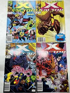 a0416-18.アメコミ X-FACTOR 4冊 エックスファクター MARVEL マーベル American COMICS 当時物 レア Collection